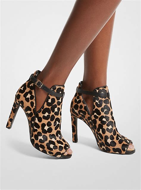 michael kors lawson ankle boots|michael kors leopard boots.